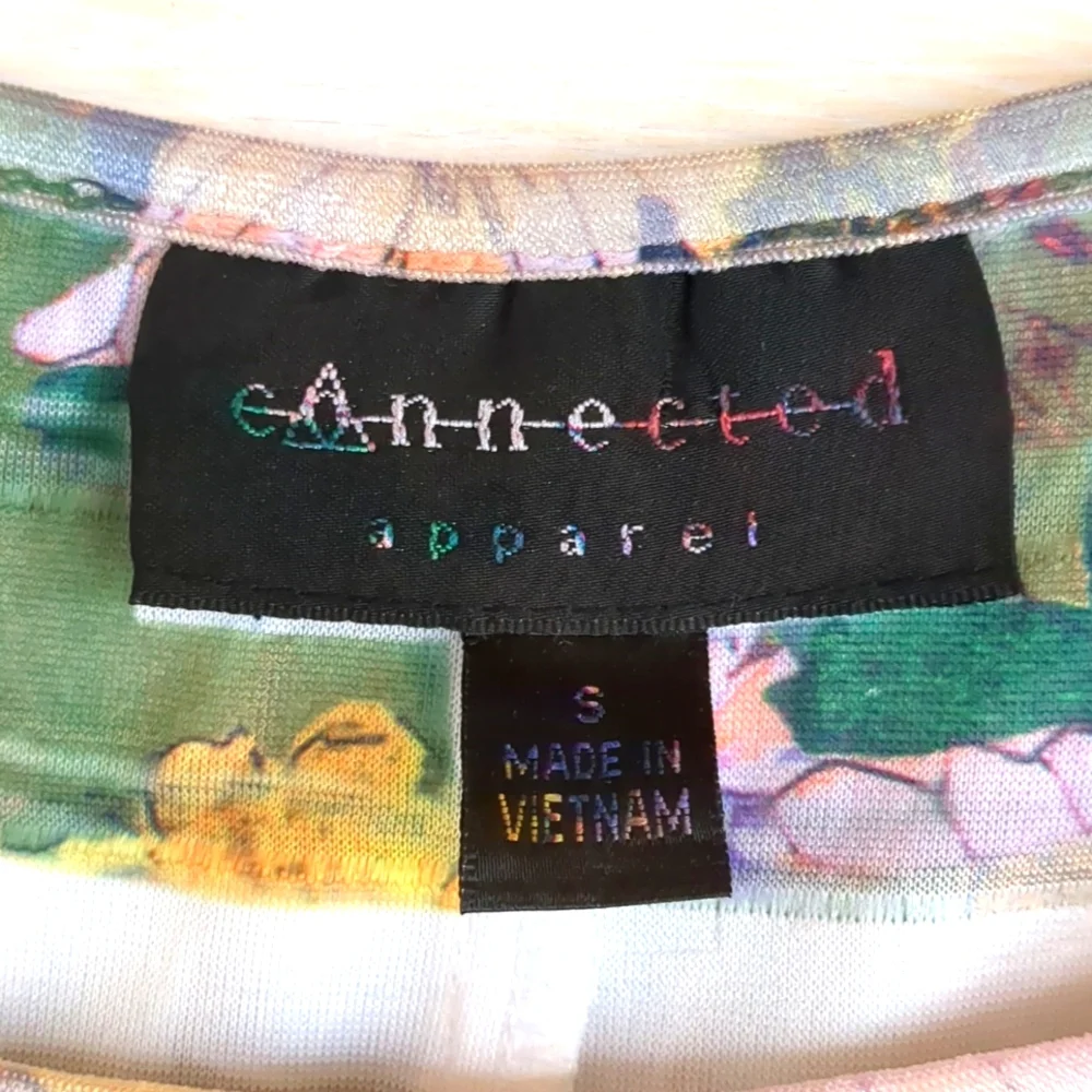 🌹Connected Retro Multicolor Ruffle Top Small - Picture 5 of 9